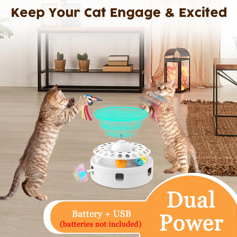 3-in-1 Electric Butterfly Cat Toy: Ultimate Interactive Fun for Happy, Healthy Indoor Cats