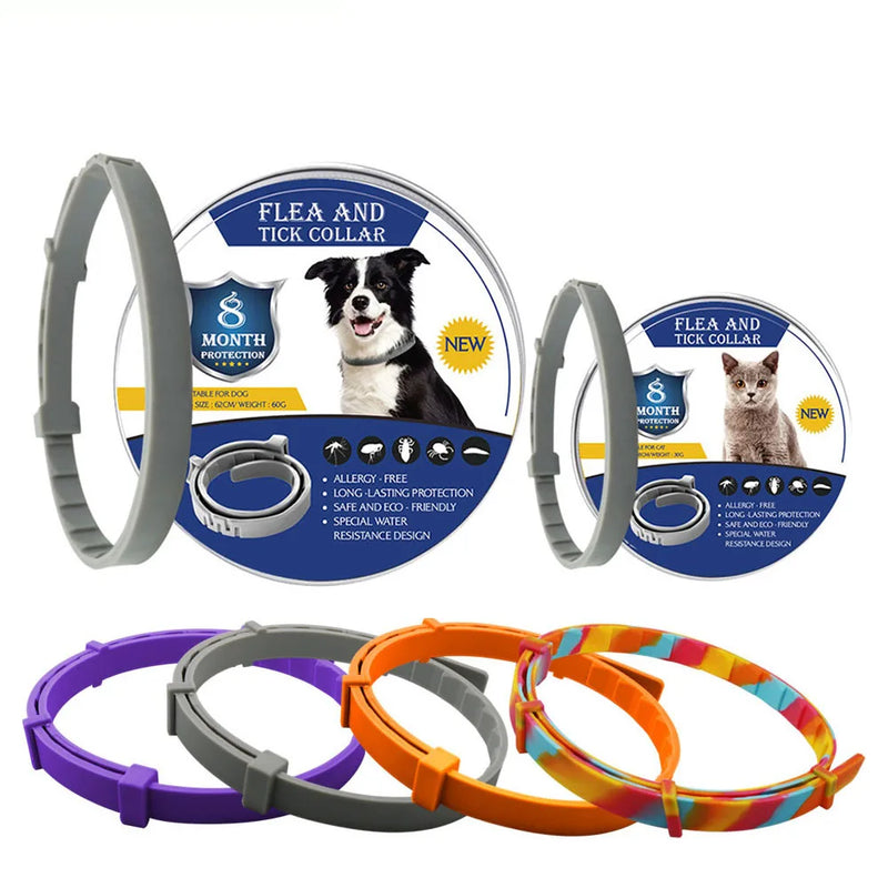 Flea & Tick Collar for Dogs & Cats – Up to 8 Months Protection
